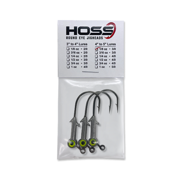 Hoss Round Eye 3/0 1/8