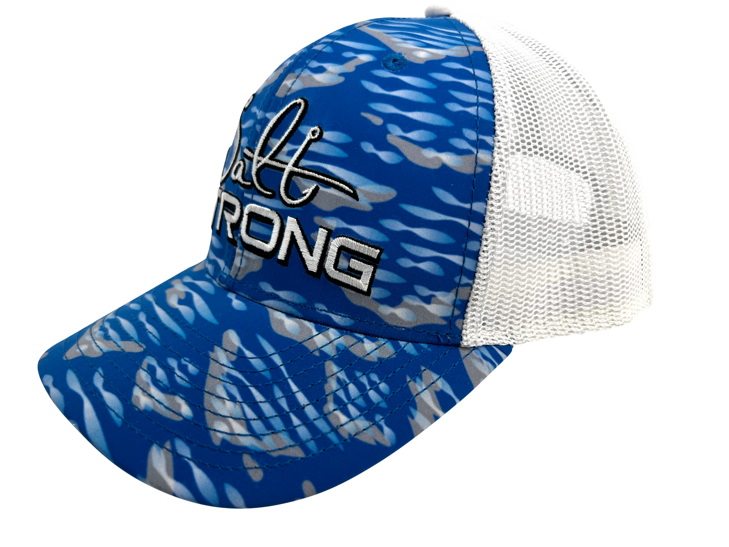 Flats Blue & White Camo Hat