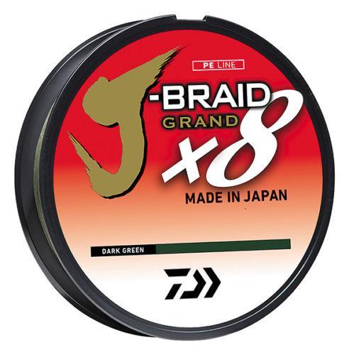 Daiwa J-Braid x8 Grand Braid - 300 Yard Spool